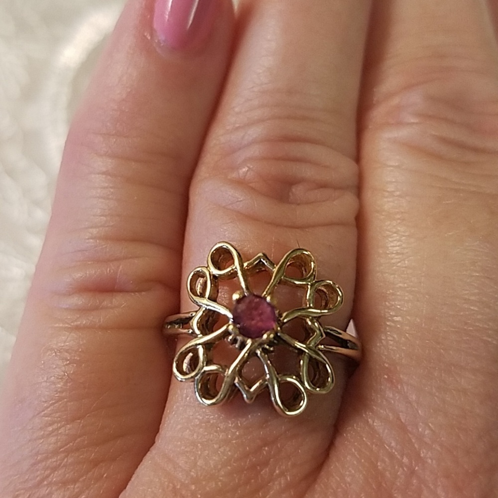 Sterling Silver Ruby Ring - image 6